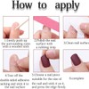 Yellow Press on Nails Short Square Fake Nails Glossy Solid
