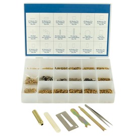 HowPlumb Premium Keyway Rekey Kit | Compatible with Kwikset Locks | 200 Pins Commercial Grade Locksmith Professional Kit | Complete Rekeying Kit Includes Plastic Box, High Quality Components, & Tools