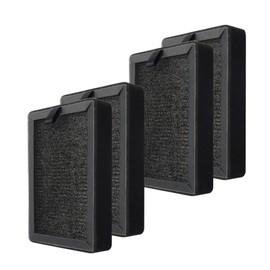 PUREBURG True HEPA Replacement Filter Levoit Compatible LV-H128 Air Purifier, Small, 10 Tatami Mats, Model Number LV-H128-RF, 4 Pack 3-in-1 Dust Collector, Deodorizing