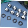 Operitacx 4sets 8pcs Faucet Adapter Kit Durable Faucet to Hose