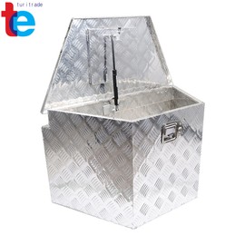 turitrade 29" X 15" X 18" Aluminum Trailer Tongue Storage Tool Box For Truck Pickup RV ATV