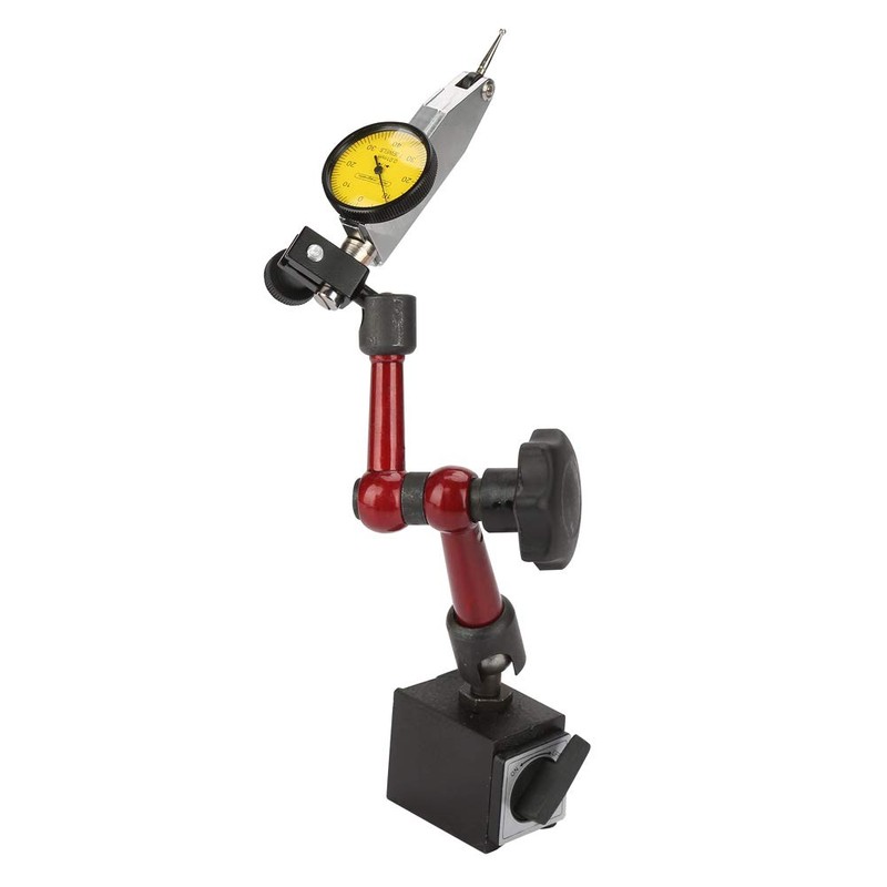 Dial Indicator with Magnetic Base, Flexible Magnetic Stand Holder with