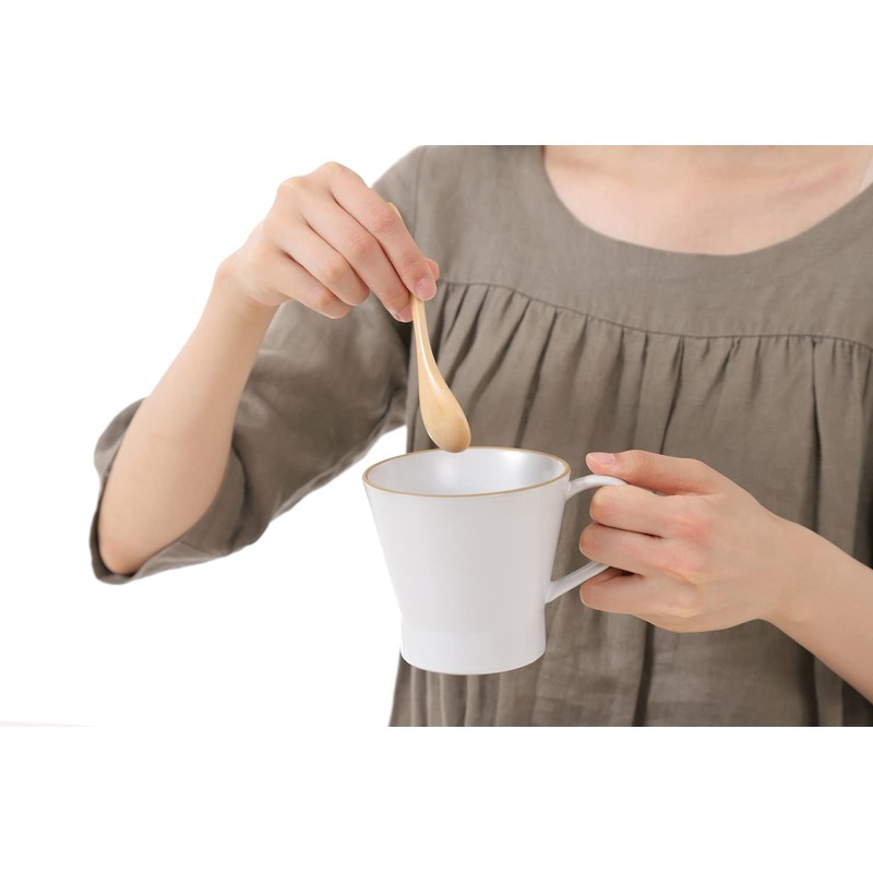 kicoriya Natural Wooden Cafe Teaspoon Japanese Quality Coffee Spoon Dessert