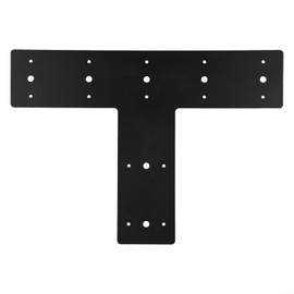 T Post Timber Brackets,Post to Beam Connector for 6x6 Brackets,Sturdy Steel Material Brackets, Versatile Connectivity