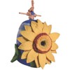 Global Crafts Wild Woolies Felt Birdhouse - Sunflower