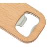 Elephant Face Keyring Bottle Opener Wooden Stainless Steel Key Chain