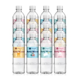 Snugell Bottled Distilled Water for Baby Care (16.9 oz, 12-Pack) – Ultra-Pure, BPA-Free, Ideal for Formula Mixing, Bottle Sterilizing & Everyday Hydration – Safe Nursery Water for Babies – Made in USA