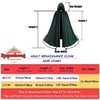 Regenboog Renaissance Cloak Men Women,Medieval Hobbit Cloak,Adult Victorian Cape with