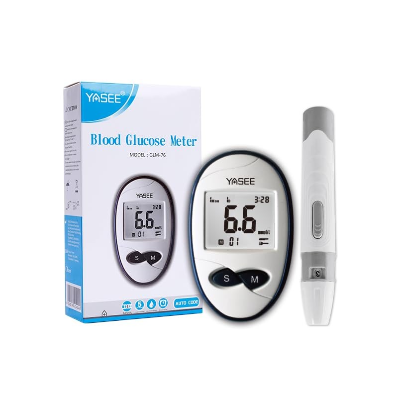 Blood Glucose Monitor for Home Use, Tests Sugar Levels with