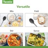 Tovolo Silicone Mixing Spoon With Stainless Steel Handle, Scratch-Resistant &