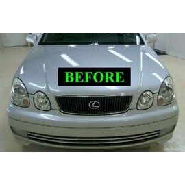 312 MOTORING fits 1998-2000 LEXUS GS300 GS400 CHROME GRILL GRILLE KIT GS 300 400 1999 98 99 00