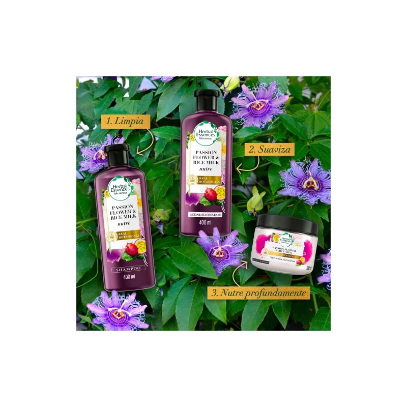 HERBAL ESSENCES Bio:Renew, Passion Flower & Rice Milk, Shampoo 400