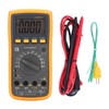 LD9807B Digital Multimeter with Backlight Display Temperature Probe Voltage Current