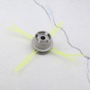 eMagTech Trimmer Head Replacement Silver Aluminum Universal Brushcutter Lawn Mower