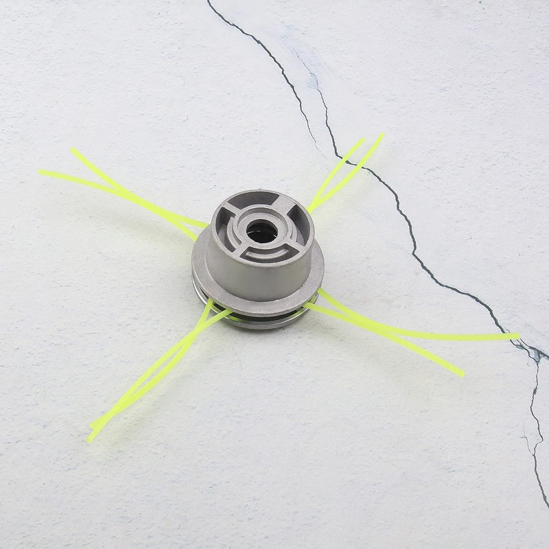 eMagTech Trimmer Head Replacement Silver Aluminum Universal Brushcutter Lawn Mower