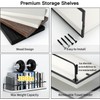 Shario White Floating Shelves - Set of 2, Wall Mounted