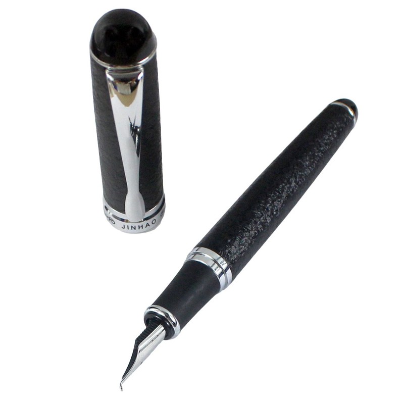 Gullor Jinhao X750 Calligraphy Fountain Pen Stainless Steel Medium 18KGP