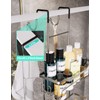 HapiRm Hanging Shower Caddy Over the Door with Soap Holder,
