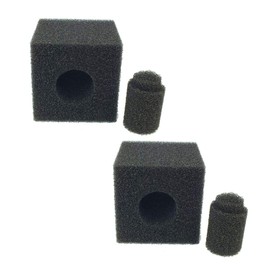 Pisces Twin Pack 8'' x 8'' x 8' (20cm) Pre-filter Foam Cube for Pond Pumps Square Block Filter Media Sponge