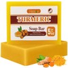 Turmeric Soap Bar for Hyperpigmentation – Turmeric Skin Brightening Soap for Dark Spots, Intimate Areas, Underarms – Turmeric Face Wash Reduces Acne, Scars & Cleanses Skin – Turmeric Face & Body Wash