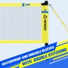 PATIASSY Badminton Set for Backyard Professional Badminton Net with 4