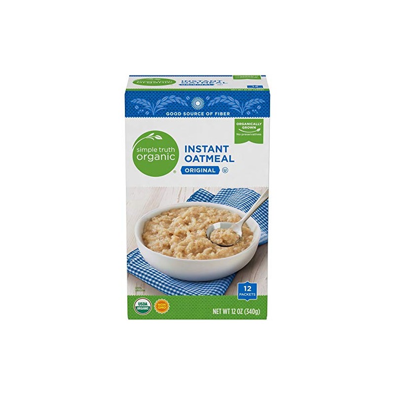 Simple Truth Organic Instant Oatmeal 12 Ct (Pack of 2)
