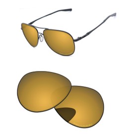 PapaViva Replacement Lenses for Oakley Elmont M OO4119 58mm Sunglass Bronze Gold Polarized