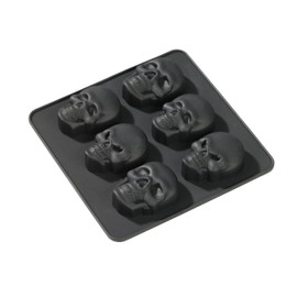 Geda Labels 13655 Skull Ice Cube and Praline Moulds Set of 2