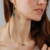 Humble Chic Simulated Druzy Drop Dangles - Long Double Teardrop