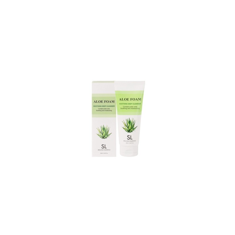Sullyeo Aloe Foam Soothing Deep Cleanser 180ml / 설려 알로에