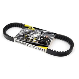 Area1 Replacement V-Belt 732 x 18.5 x 8 cm Compatible with Motor (Short) Compatible with Zip, Compatible with ET2 ET4 LX50 LXV S (50-100 ccm 2T/4T)
