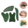 ORFOFE 4pcs Gua Tool for Green Scraping Therapy Massage Plates