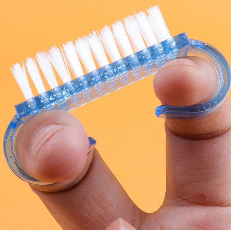24Pcs Handle Grip Nail Brush, Fingernail Scrub Cleaning Brushes