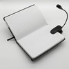 Merangue Adjustable Book Light, 2 LED, Clip-On, Black