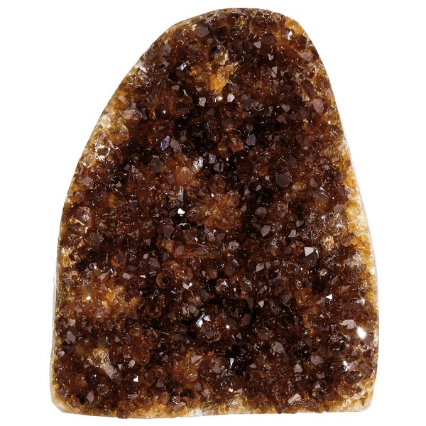 KYEYGWO KYEYGWO Natural Citrine Crystal Cluster Geode Raw Crystals and