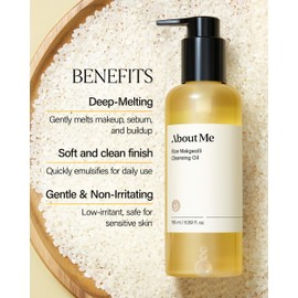 Limpiador Facial Coreano en Aceite de Arroz, About Me, 195ml