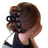 Claw Clips for Fine Hair Black - Aesthetic Girls Hair