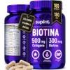 Biotina y Colágeno Hidrolizado – Vitaminas para el Cabello, 180