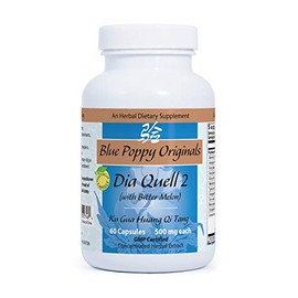 Blue Poppy Originals - DiaQuell2 with Bitter Melon - 60 Capsules - 1 Bottle Pack
