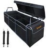 EAROND Car Trunk Organizer with Lid,Collapsible Car Storage Organizer with