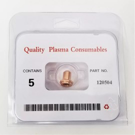 Aftermarket 5Pcs 120504 Fits Hypertherm® MAX20® Powermax® 350/380 Aftermarket Nozzle 25A