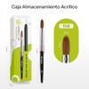 CHERIMOYA Pincel Kolinsky #10 Profesional para Uñas Acrílicas