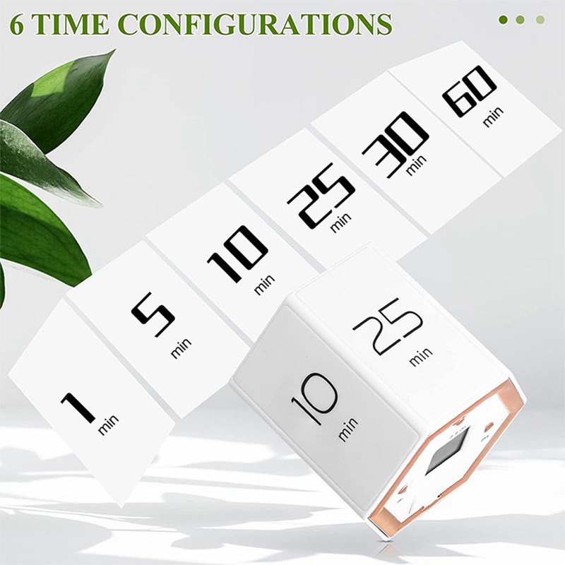 Hexagon Digital Clock Timer Magnetic Cubes Timer Kitchen Hexagon Flip