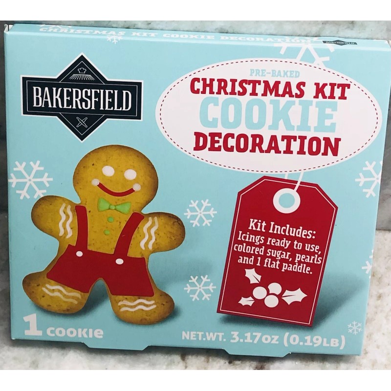 Ship N 24 Hours. New-Bakesfield Pre Baked Christmas Kit Cookie