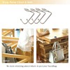 Kimuwote 8 Pack Purse Hook Hanger, Metal Hook Long Handbag