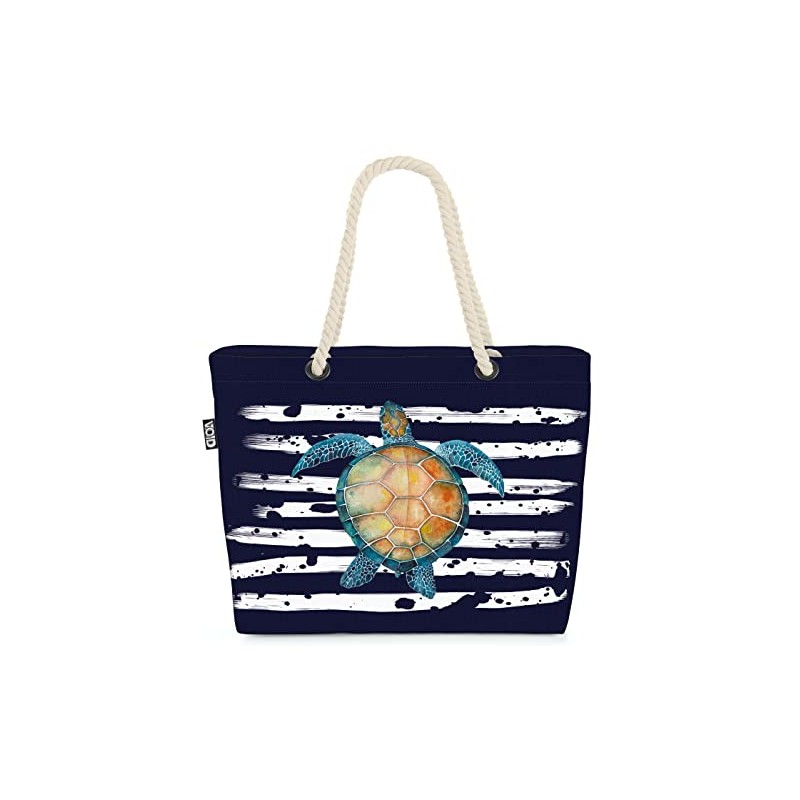 VOID XXL Beach Bag Turtle Shopper Bag 58 x 38