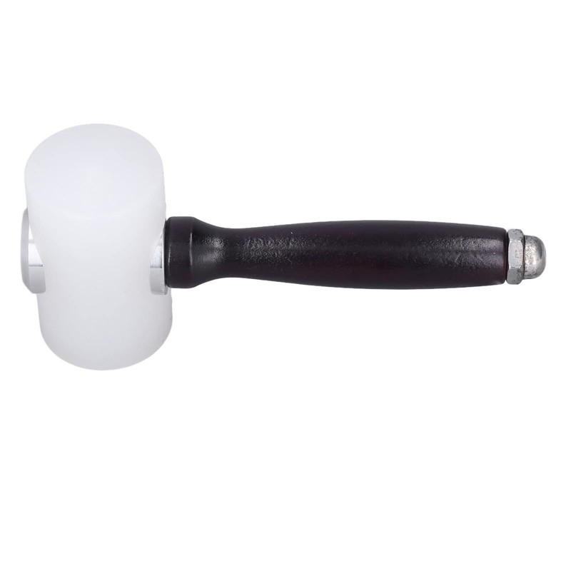 FECAMOS Martillo de nylon para artesanía en cuero, Mango de