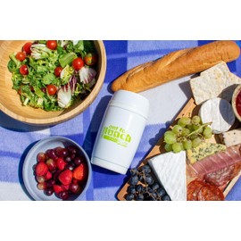 Pioneer Vacuum Insulated Leakproof Soup/Food Flask with Spoon, 8 Hours Hot 24 Hours Cold, White, 580 ml
