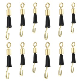 The Lord of the Tools 150 Pieces Quick Change Hook Length Swivels Stainless Steel Bearing Swivels Solid Ring Fishing Connector Fishing Accessories 5KG/10KG/15KG