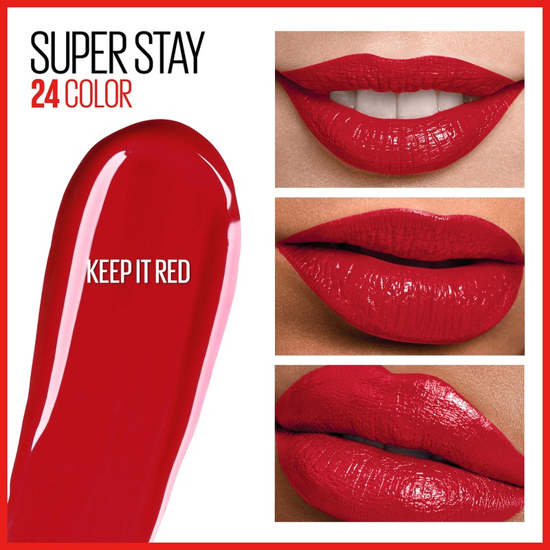 Maybelline Super Stay 24, 2-Step Liquid Lipstick Makeup, Long Lasting